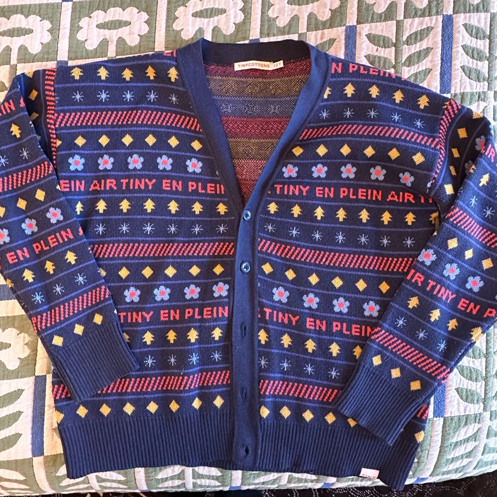 Tiny Cottons winter cardigan unisex 12